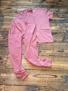 Carhartt Scrub Set Women's Size Medium Force Modern Fit - Top AND Pants C53110